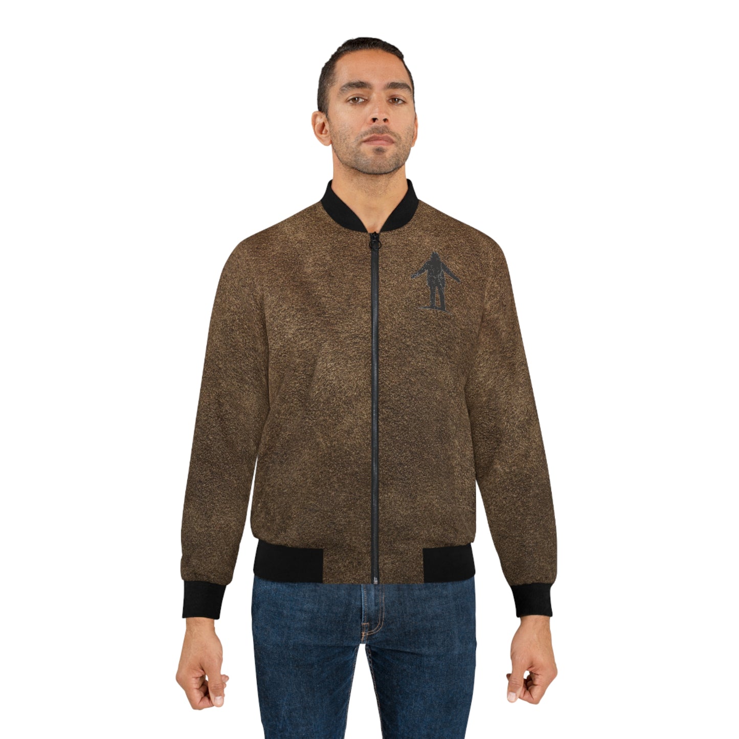Rich Mullins Mens Bomber Jacket with Be Gods Autograph and Arrow Pointing to Heaven Silhouette Christian Music Fan Gift Inspirational Quote