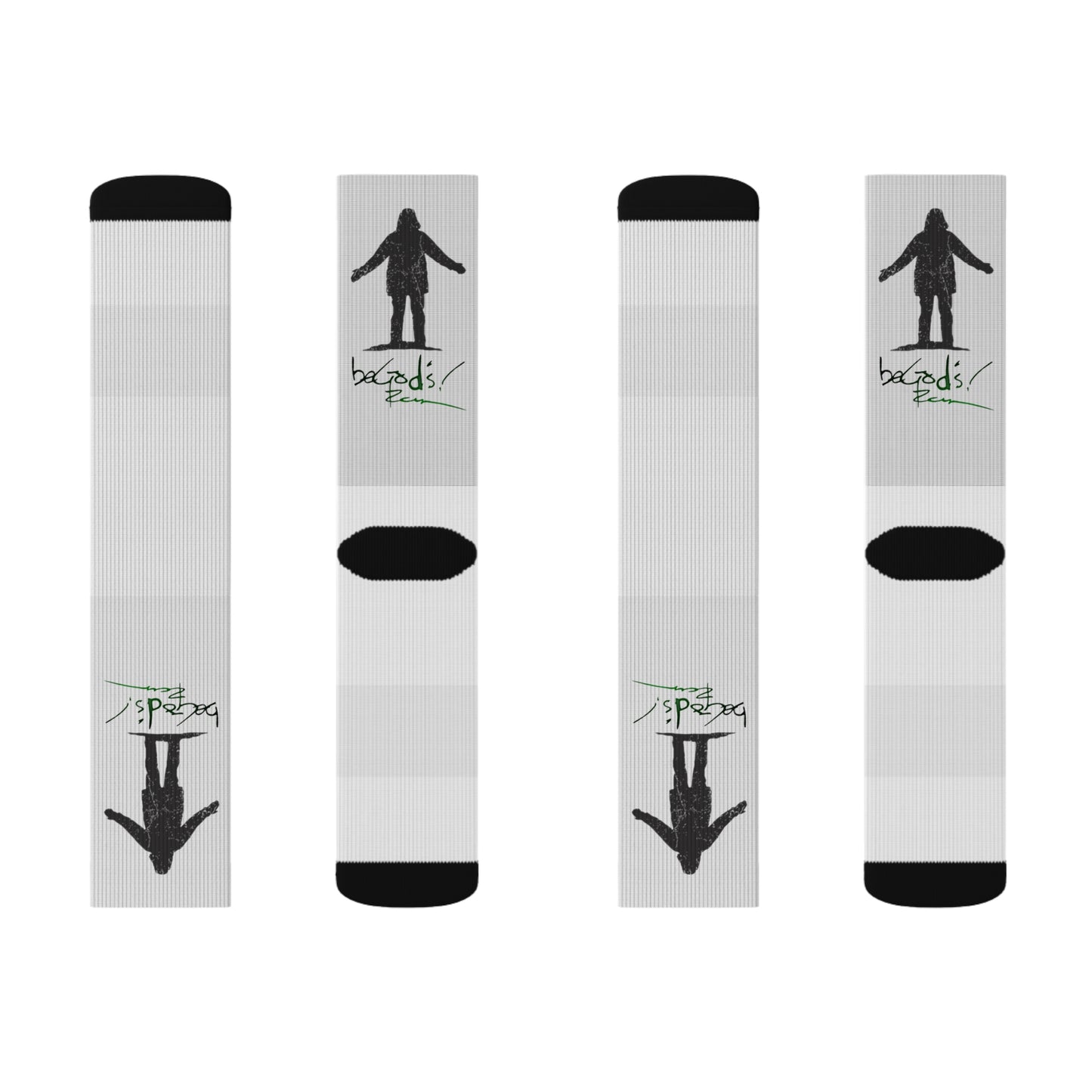 White Sublimation Socks Rich Mullins Autograph Be Gods Arrow Pointing to Heaven Contemporary Christian Music CCM Fan Gift Inspirational Sock