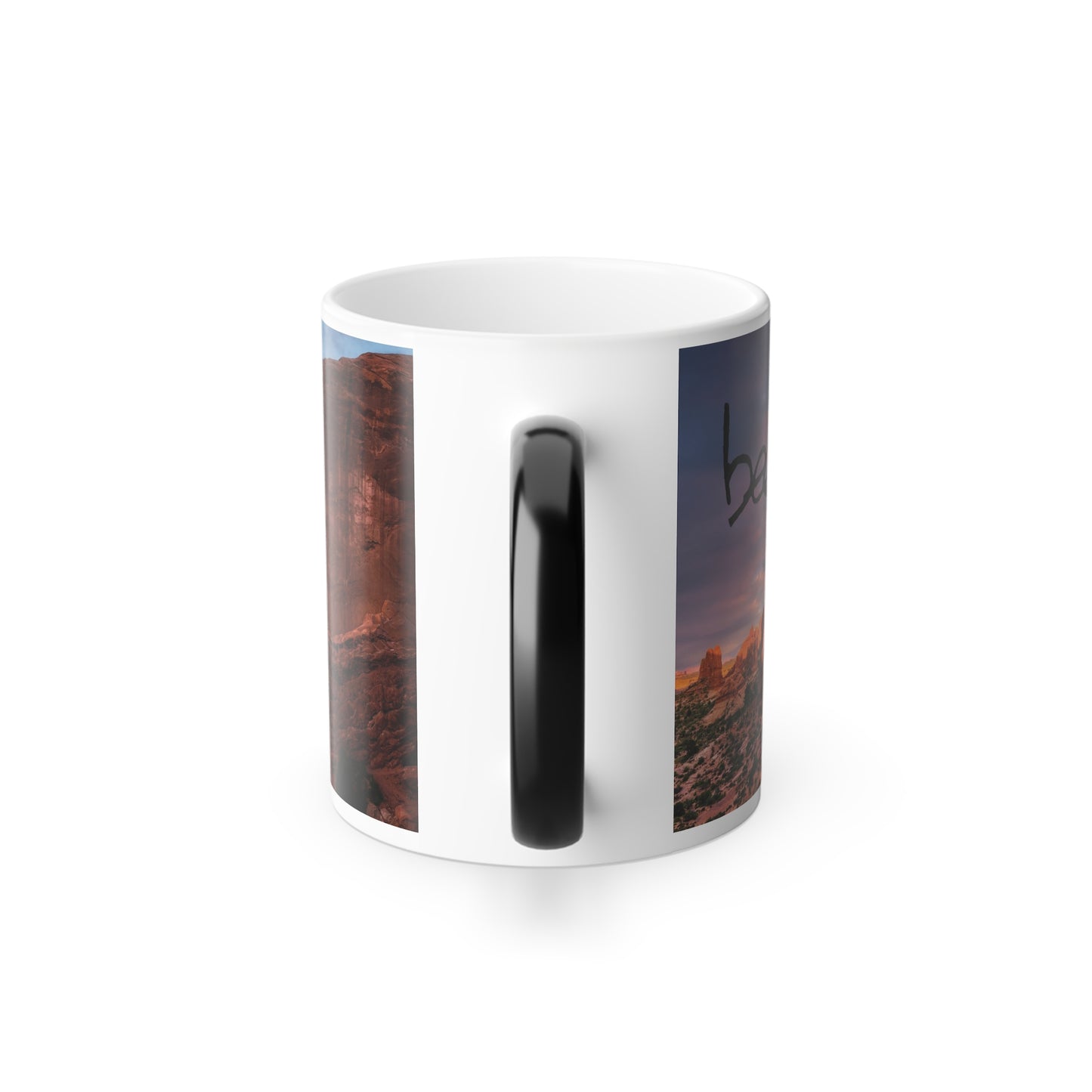 Rich Mullins Color Morphing Mug 11oz Be Gods Autograph Window Rock Arizona Navajo Nation Desert Landscape Rich Mullins and a Ragamuffin Band