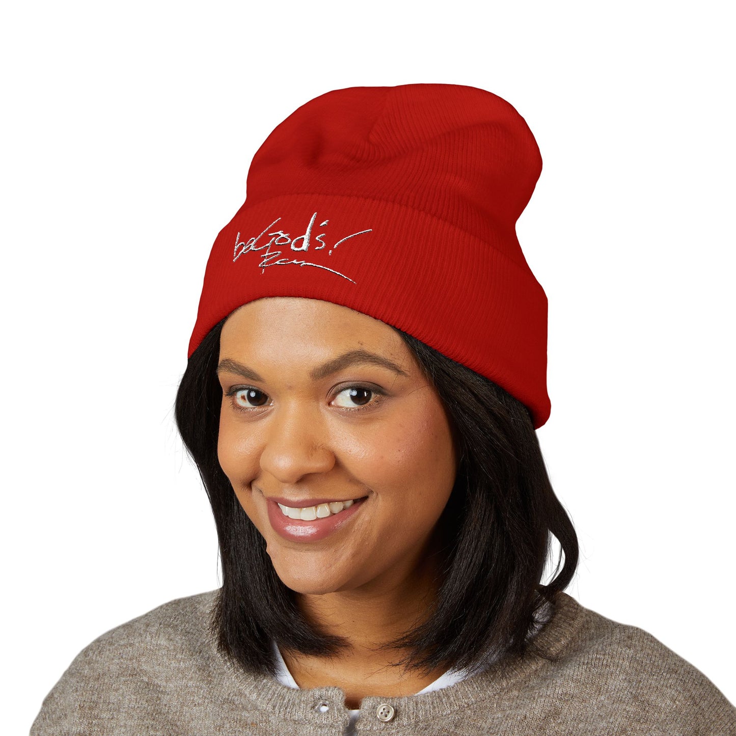 Rich Mullins Beanie Be God s Autograph Embroidered Knit Hat Christian Style Winter Fashion Outdoor Fun Christian Gift for Fan of Classic CCM