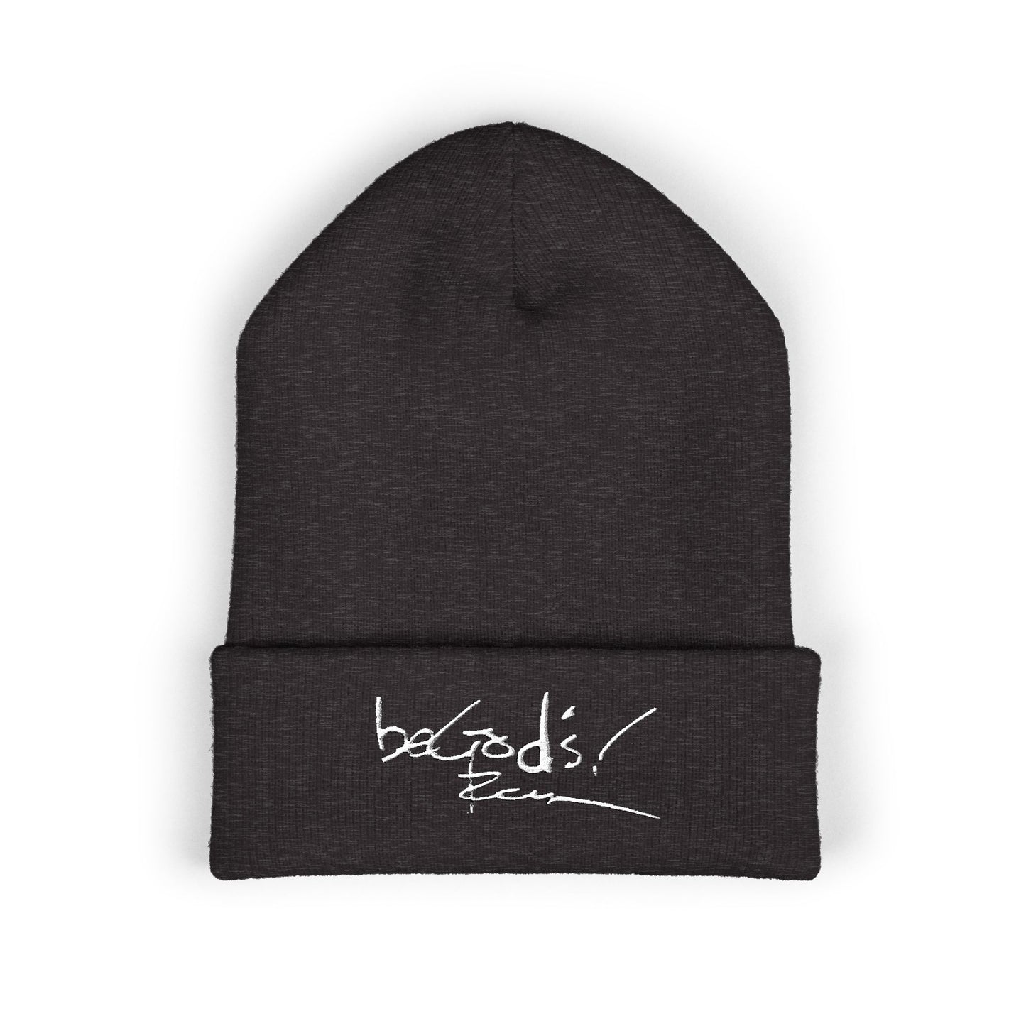 Rich Mullins Beanie Be God s Autograph Embroidered Knit Hat Christian Style Winter Fashion Outdoor Fun Christian Gift for Fan of Classic CCM