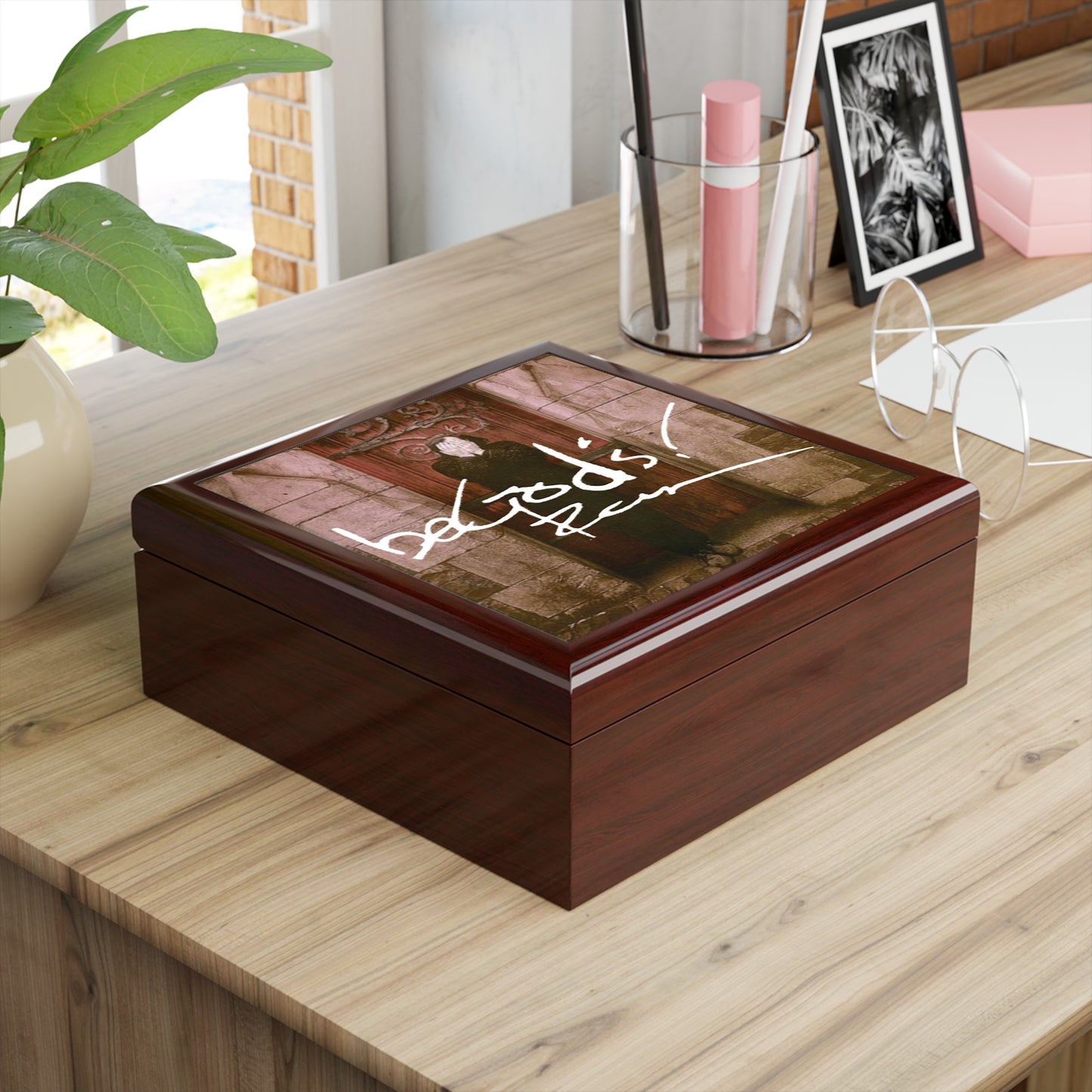 Rich Mullins Songs Album Cover Photo Be God s Autograph Religious Keepsake Jewelry Box Contemporary Christian Music CCM Spiritual Organizer