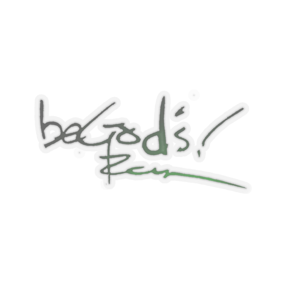 Rich Mullins Autograph Be Gods Kiss-Cut Stickers Gift for Fan of Rich Mullins and a Ragamuffin Band Contemporary Christian Music CCM