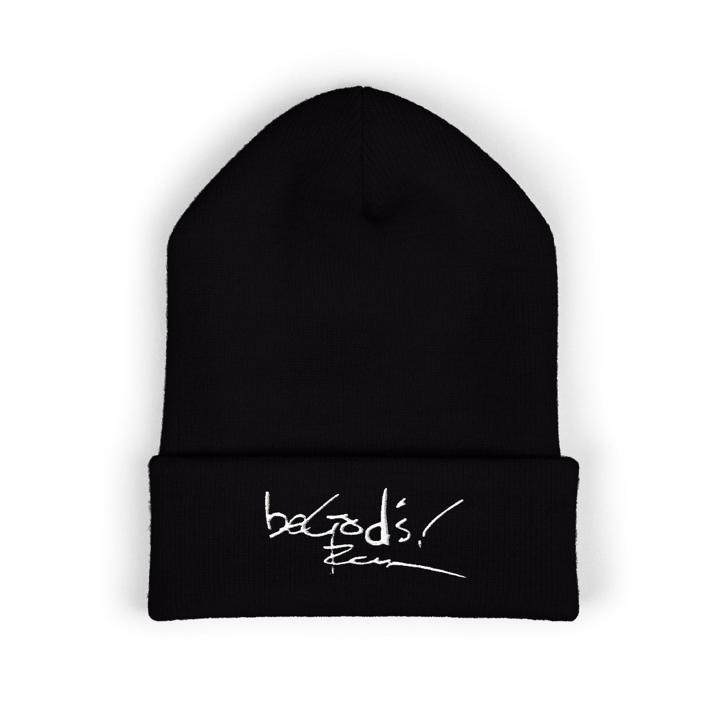 Rich Mullins Beanie Be God s Autograph Embroidered Knit Hat Christian Style Winter Fashion Outdoor Fun Christian Gift for Fan of Classic CCM
