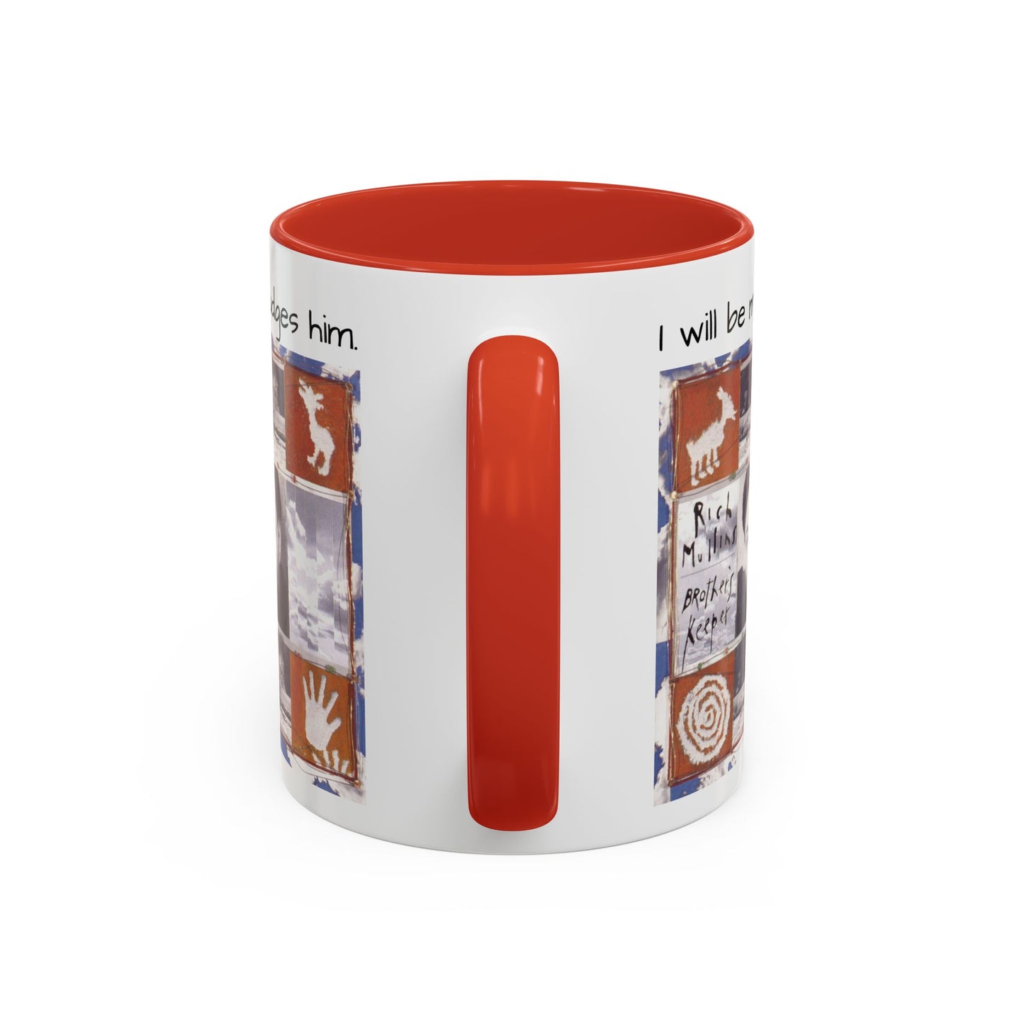 Rich Mullins Brothers Keeper Accent Coffee Mug with Be Gods autograph Inspirational Ceramic Tea Cup Christian Gift for Fan of CCM