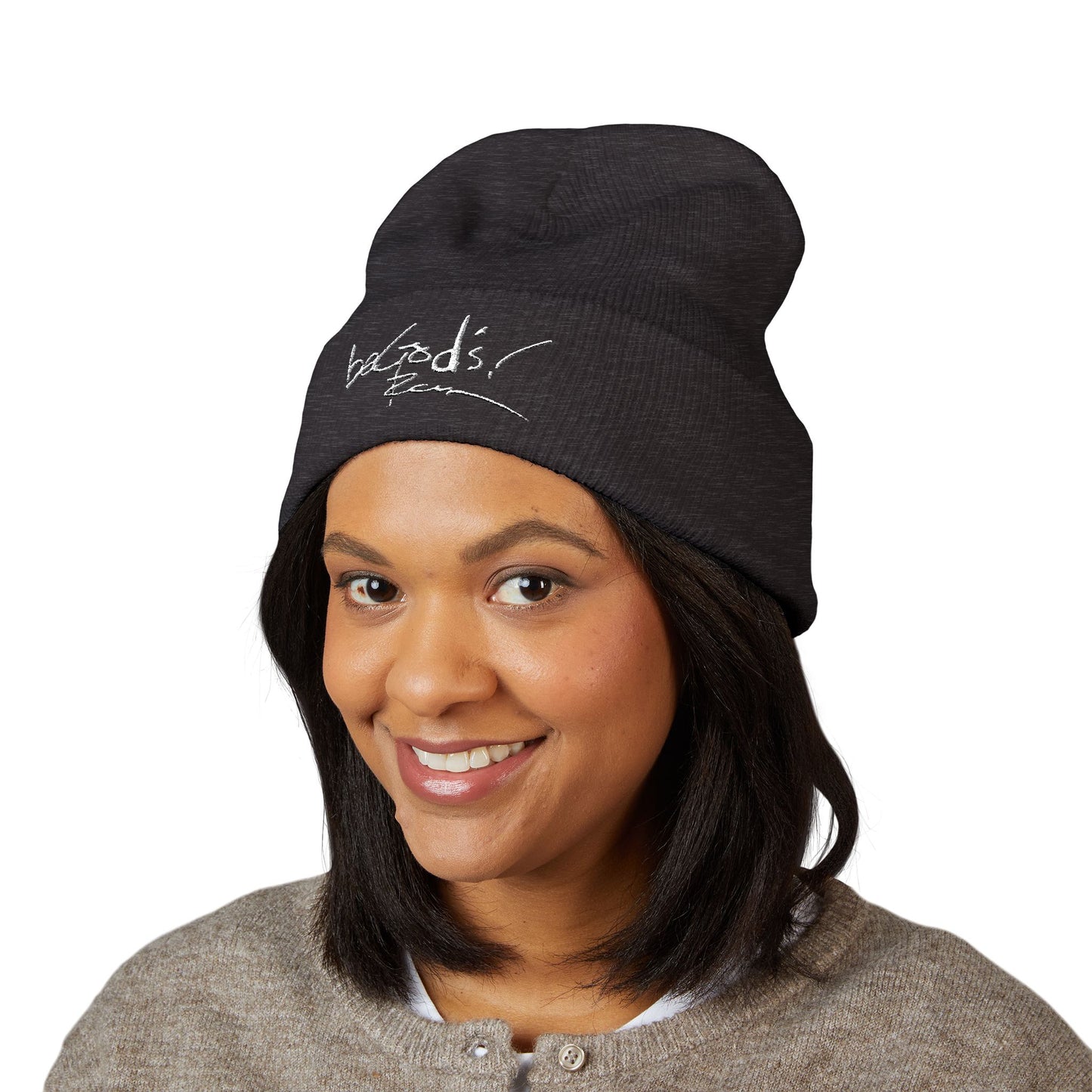 Rich Mullins Beanie Be God s Autograph Embroidered Knit Hat Christian Style Winter Fashion Outdoor Fun Christian Gift for Fan of Classic CCM