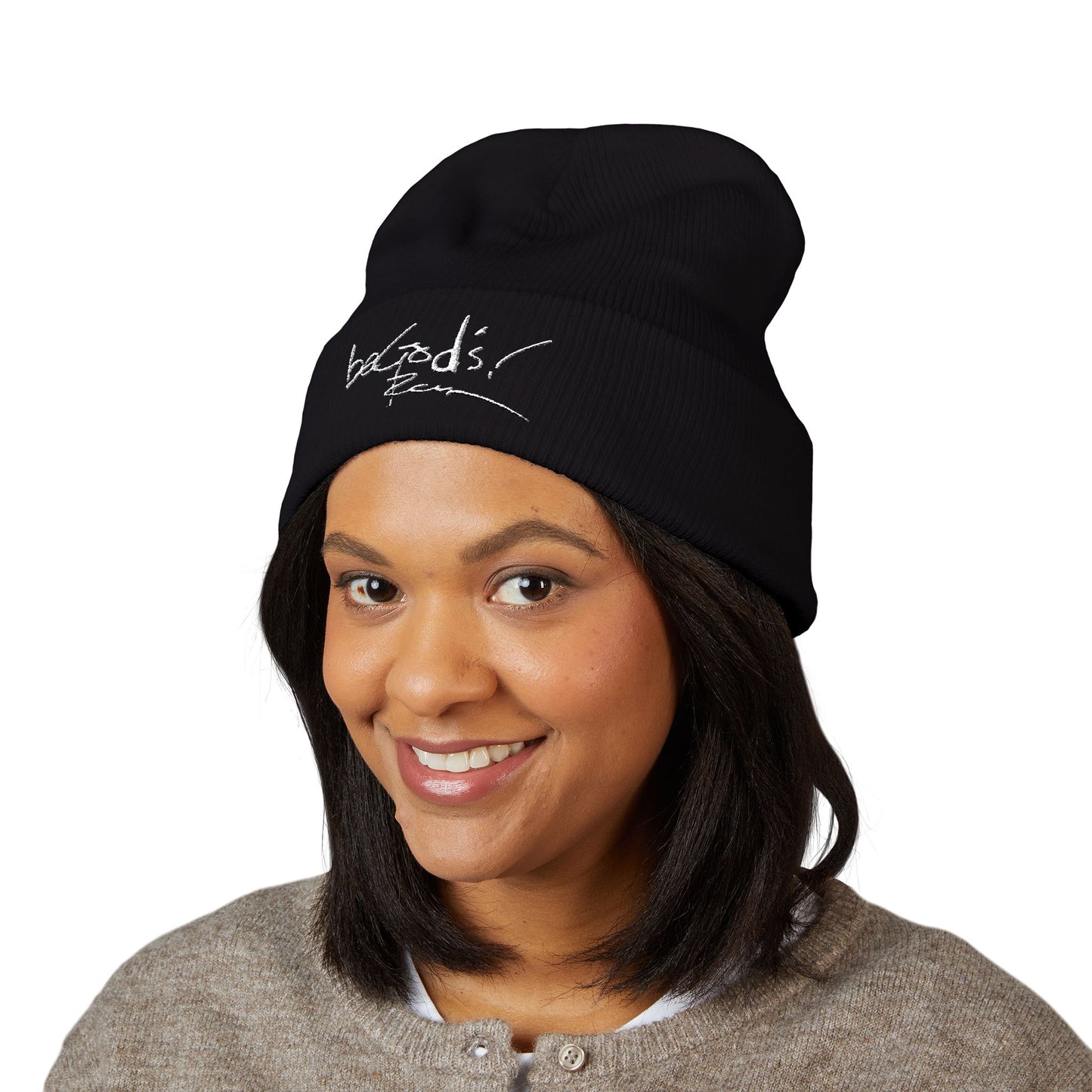 Rich Mullins Beanie Be God s Autograph Embroidered Knit Hat Christian Style Winter Fashion Outdoor Fun Christian Gift for Fan of Classic CCM