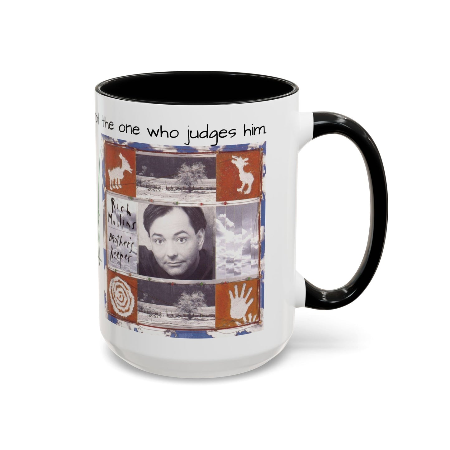 Rich Mullins Brothers Keeper Accent Coffee Mug with Be Gods autograph Inspirational Ceramic Tea Cup Christian Gift for Fan of CCM