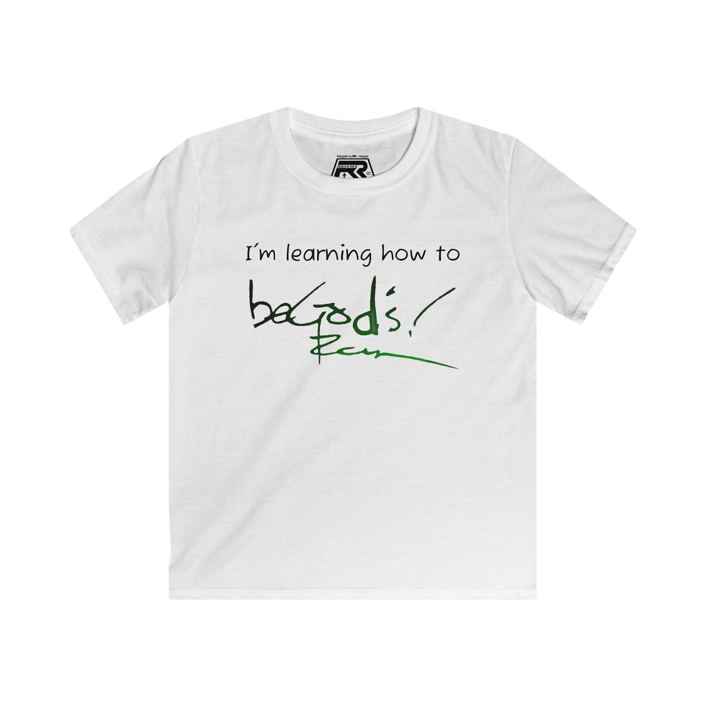Rich Mullins Kids Softstyle Tee, Learning How to Be Gods, Playful Birthday Motivational T-Shirt, Youth Apparel, Fun Tee Shirt for Kids