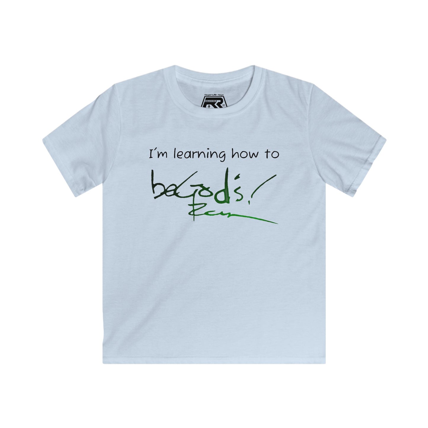 Rich Mullins Kids Softstyle Tee, Learning How to Be Gods, Playful Birthday Motivational T-Shirt, Youth Apparel, Fun Tee Shirt for Kids
