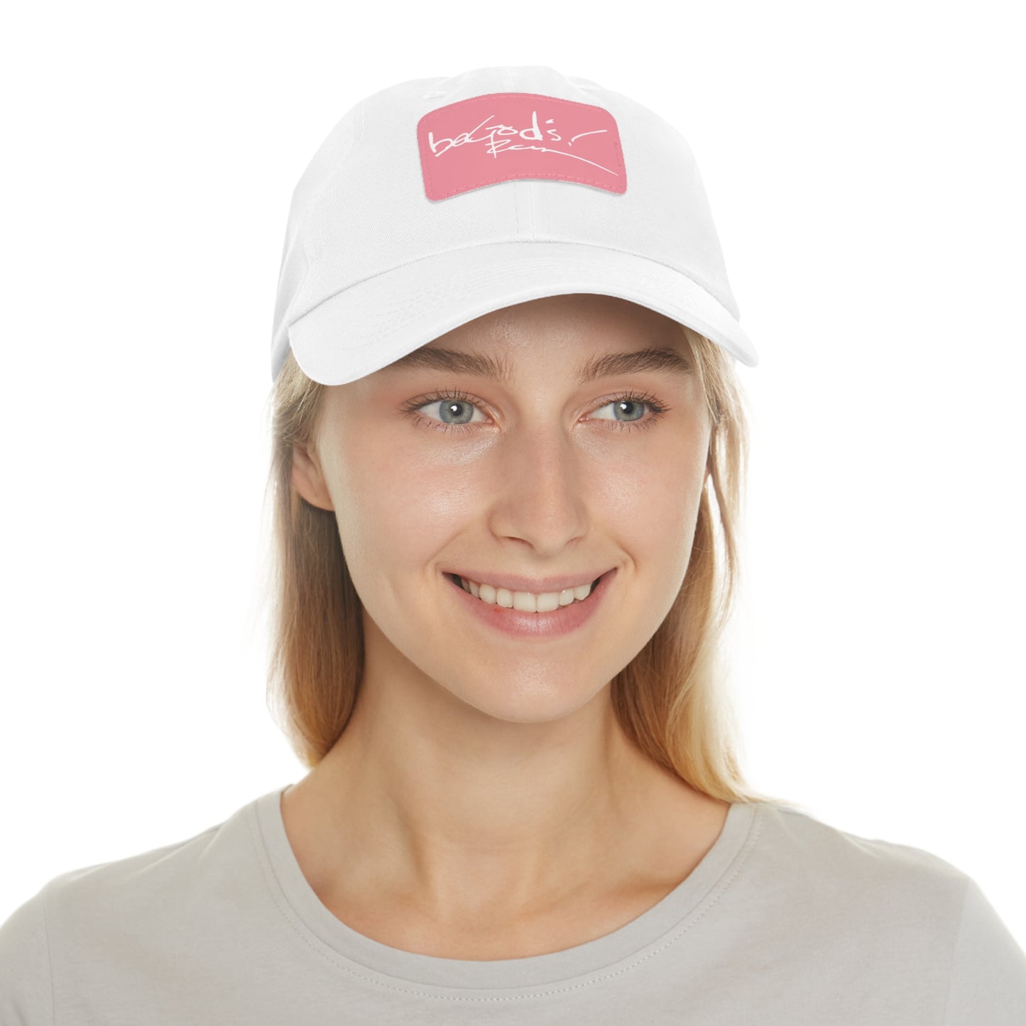 Rich Mullins Be God s Autograph Dad Hat, Rectangle Leather Patch Cap, Baseball Hat, Christian Cap, Religious Headwear, Inspirational Dad