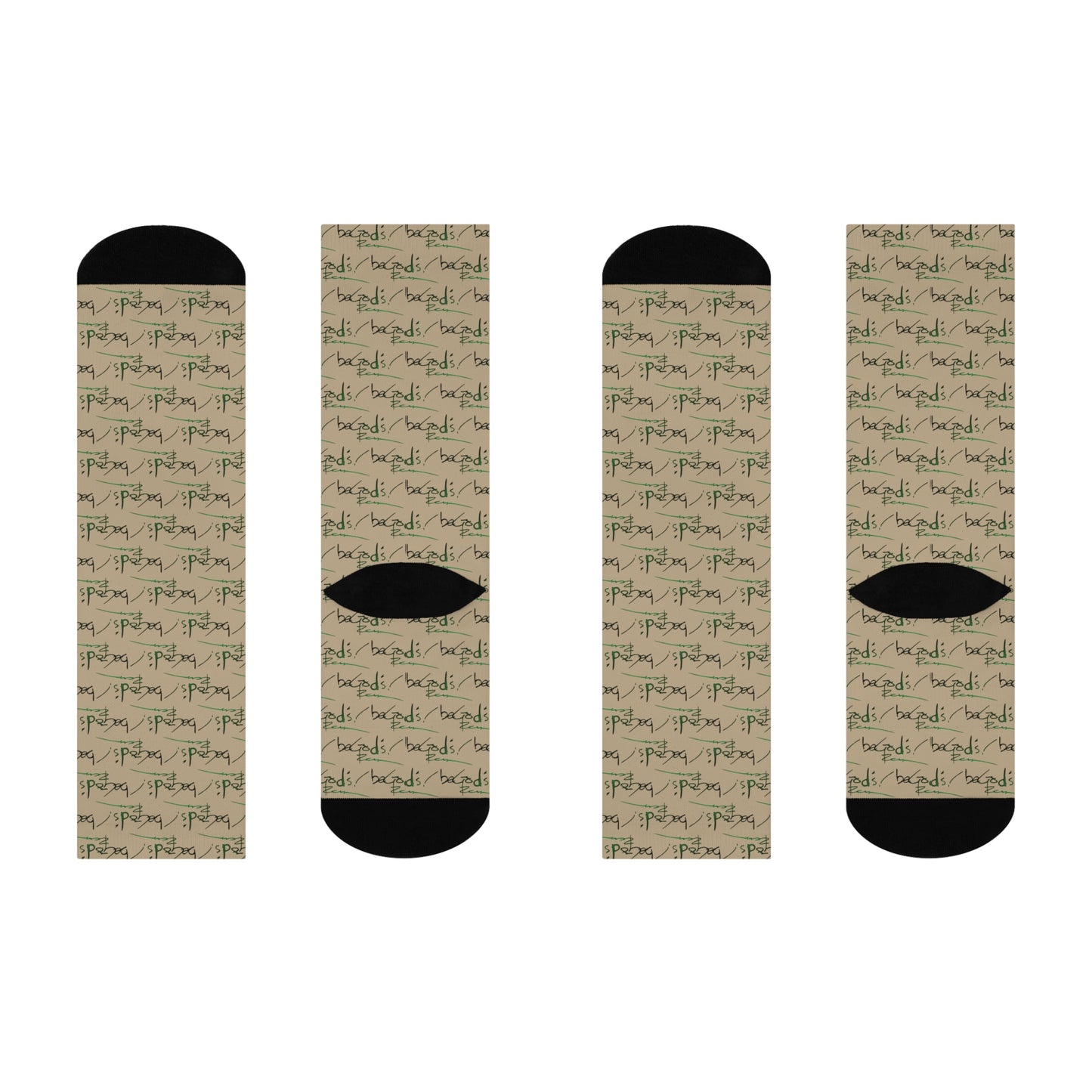 Rich Mullins Be God's Autograph Cushioned Crew Socks - Fun & Comfy, Perfect for Lounging, Gifts, Daily Wear, Fashion Statement