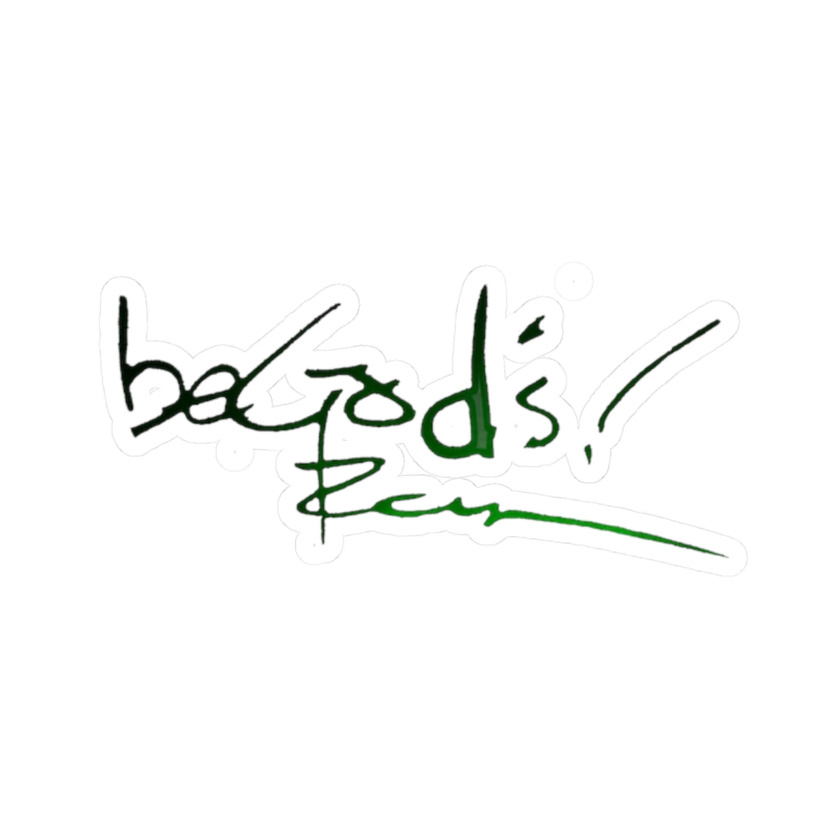 Rich Mullins Autograph Be Gods Kiss-Cut Stickers Gift for Fan of Rich Mullins and a Ragamuffin Band Contemporary Christian Music CCM
