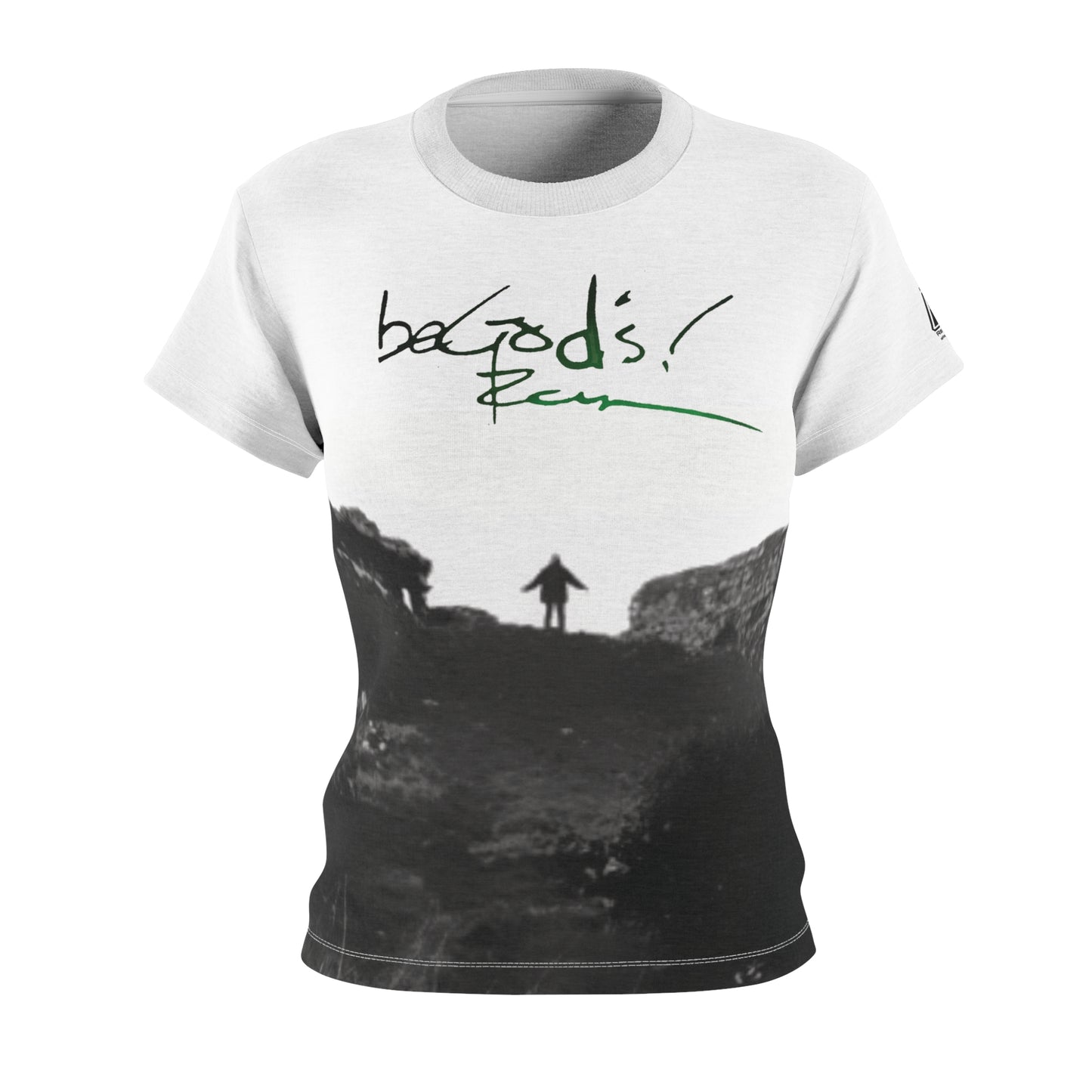 Ladies Rich Mullins Arrow Pointing to Heaven Be Gods Autograph Graphic T-Shirt, All-Over-Print Top, Christian Music CCM Tee, Christian Gift