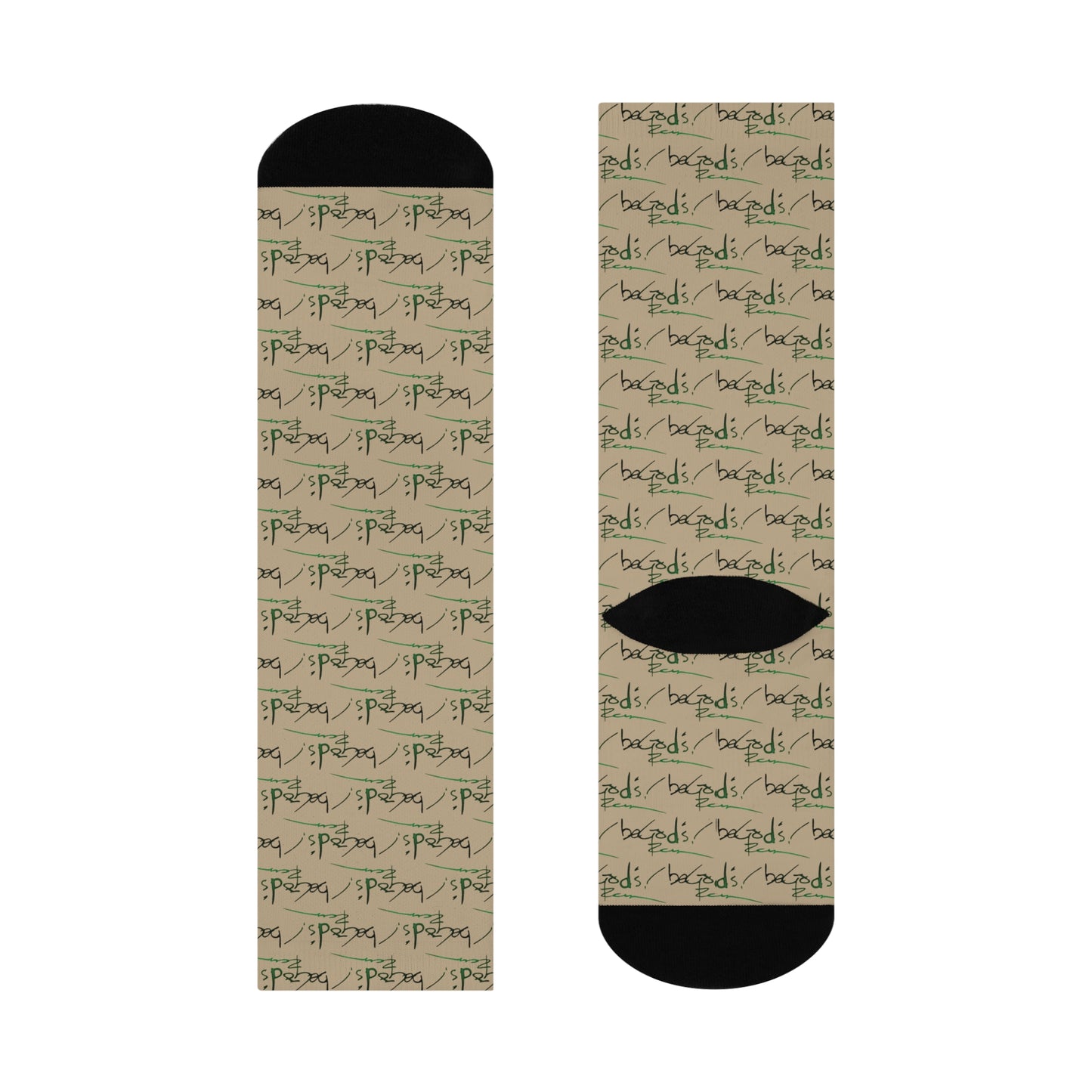Rich Mullins Be God's Autograph Cushioned Crew Socks - Fun & Comfy, Perfect for Lounging, Gifts, Daily Wear, Fashion Statement