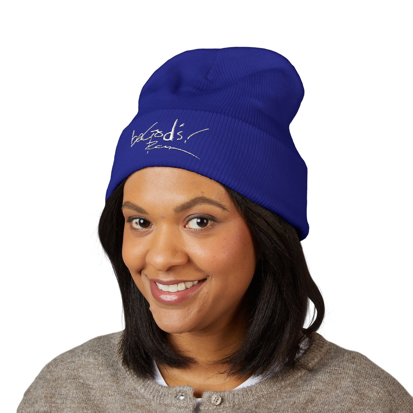 Rich Mullins Beanie Be God s Autograph Embroidered Knit Hat Christian Style Winter Fashion Outdoor Fun Christian Gift for Fan of Classic CCM