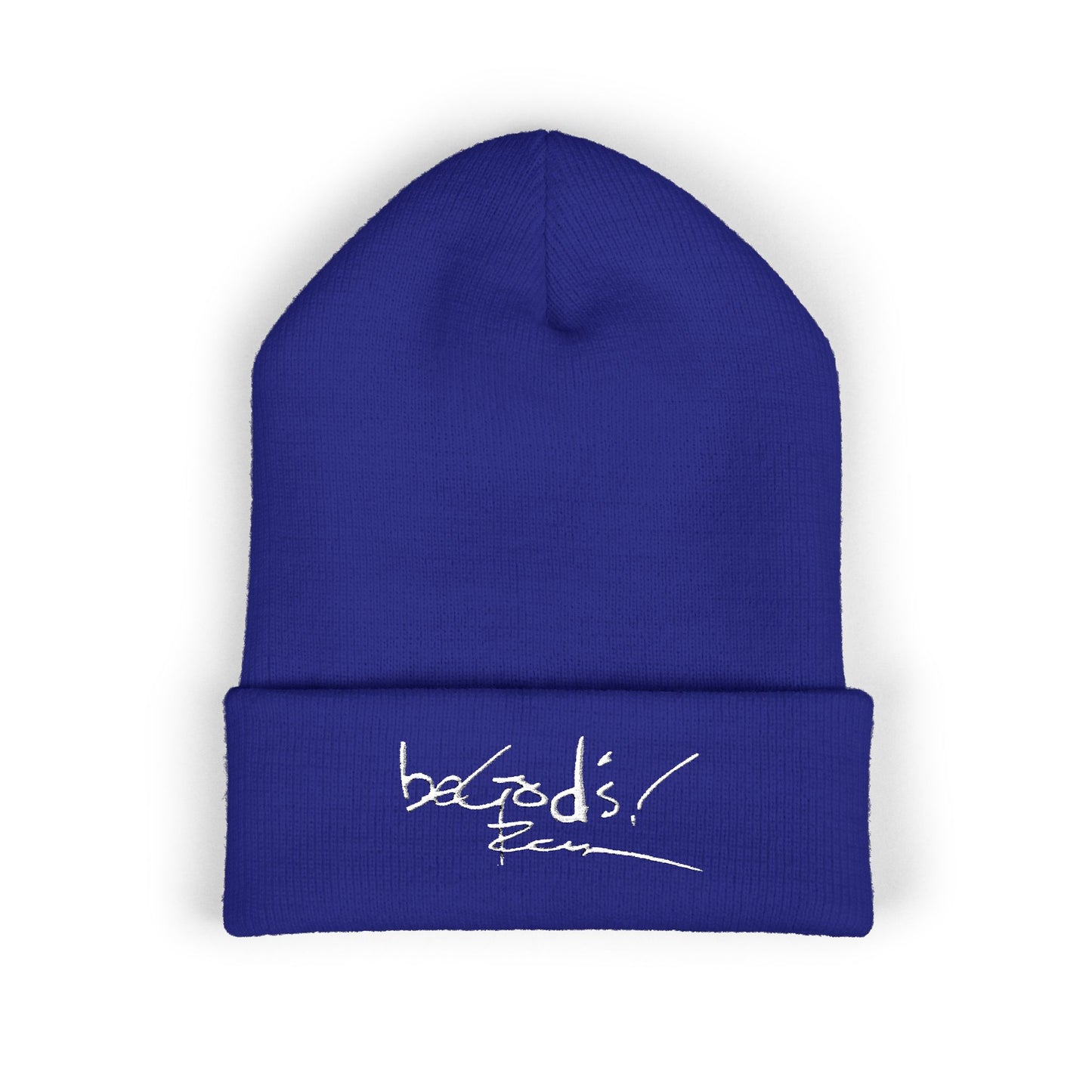 Rich Mullins Beanie Be God s Autograph Embroidered Knit Hat Christian Style Winter Fashion Outdoor Fun Christian Gift for Fan of Classic CCM
