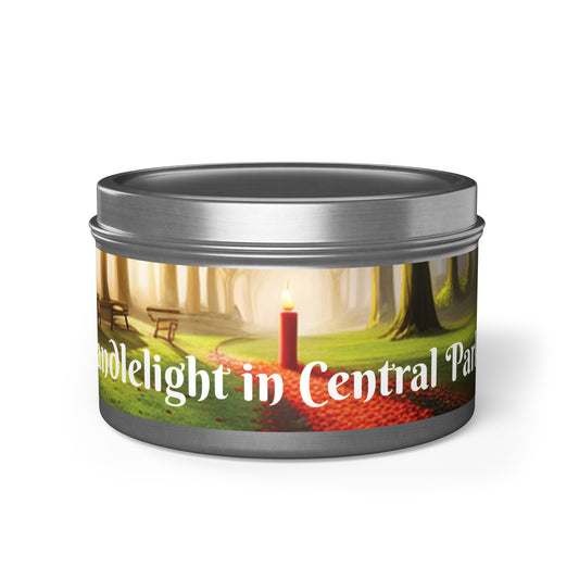 Candlelight in Central Park Tin Candle