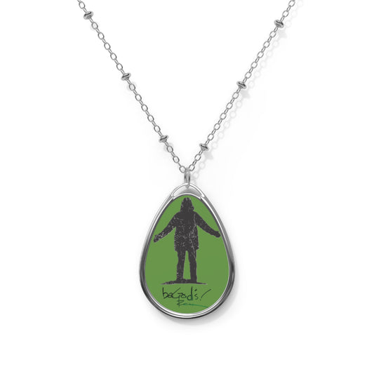 Rich Mullins Be God s Autograph Arrow Pointing to Heaven Oval Pendant Necklace, Christian Jewelry, Inspirational Necklace, Oval Pendant Gift