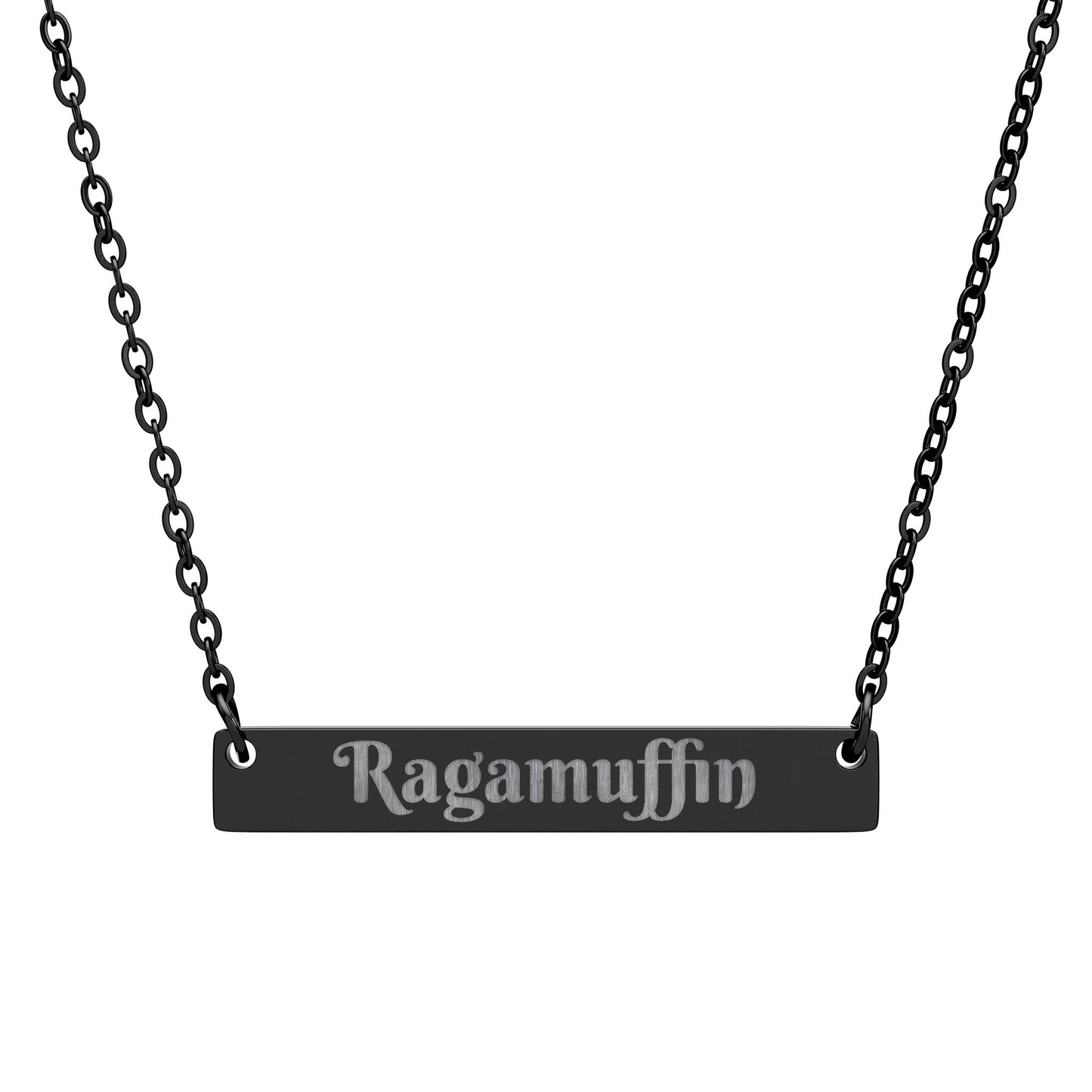 Personalized Horizontal Bar Necklace - Custom Engraved Jewelry for Gifts