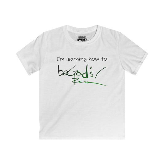 Rich Mullins Kids Softstyle Tee, Learning How to Be Gods, Playful Birthday Motivational T-Shirt, Youth Apparel, Fun Tee Shirt for Kids
