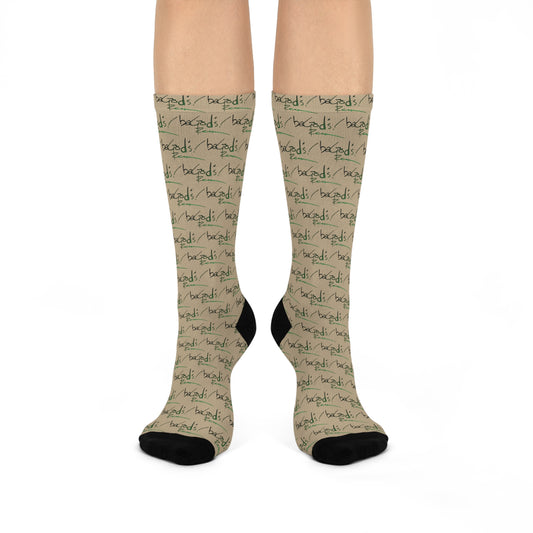 Rich Mullins Be God's Autograph Cushioned Crew Socks - Fun & Comfy, Perfect for Lounging, Gifts, Daily Wear, Fashion Statement